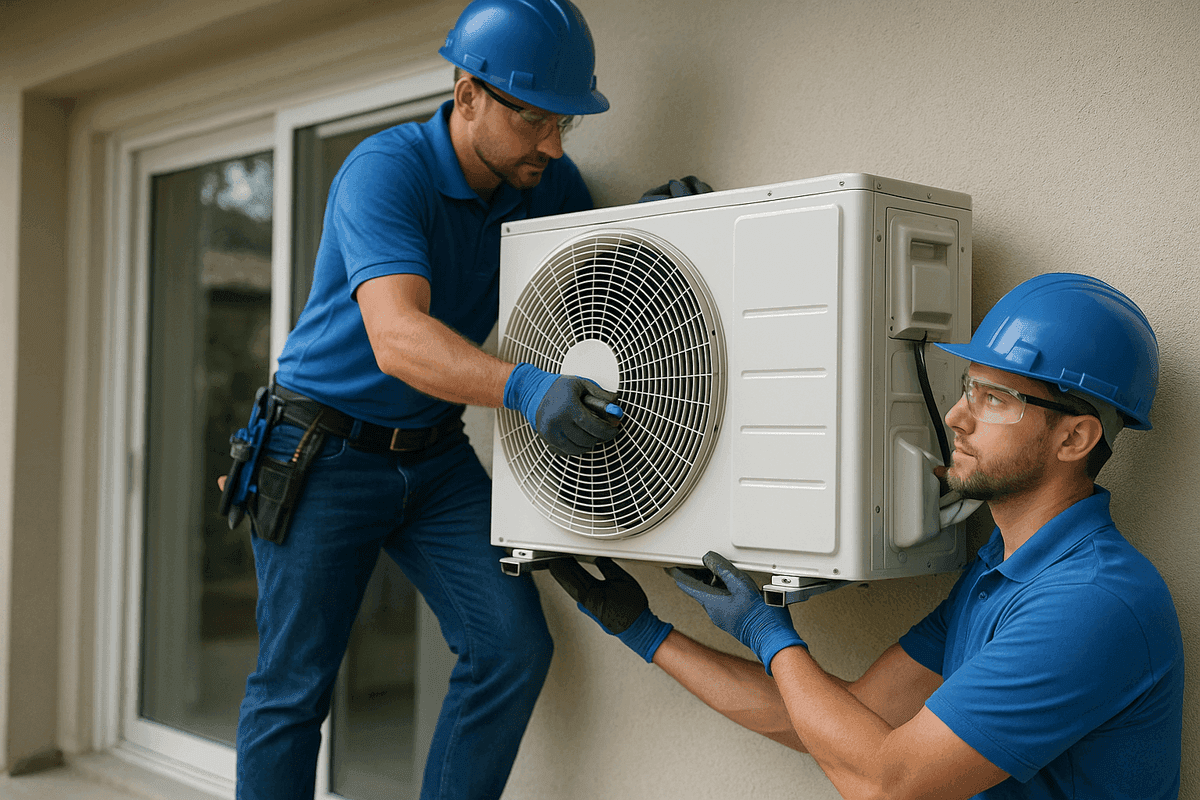 AC Installation service by AJ's HVAC
