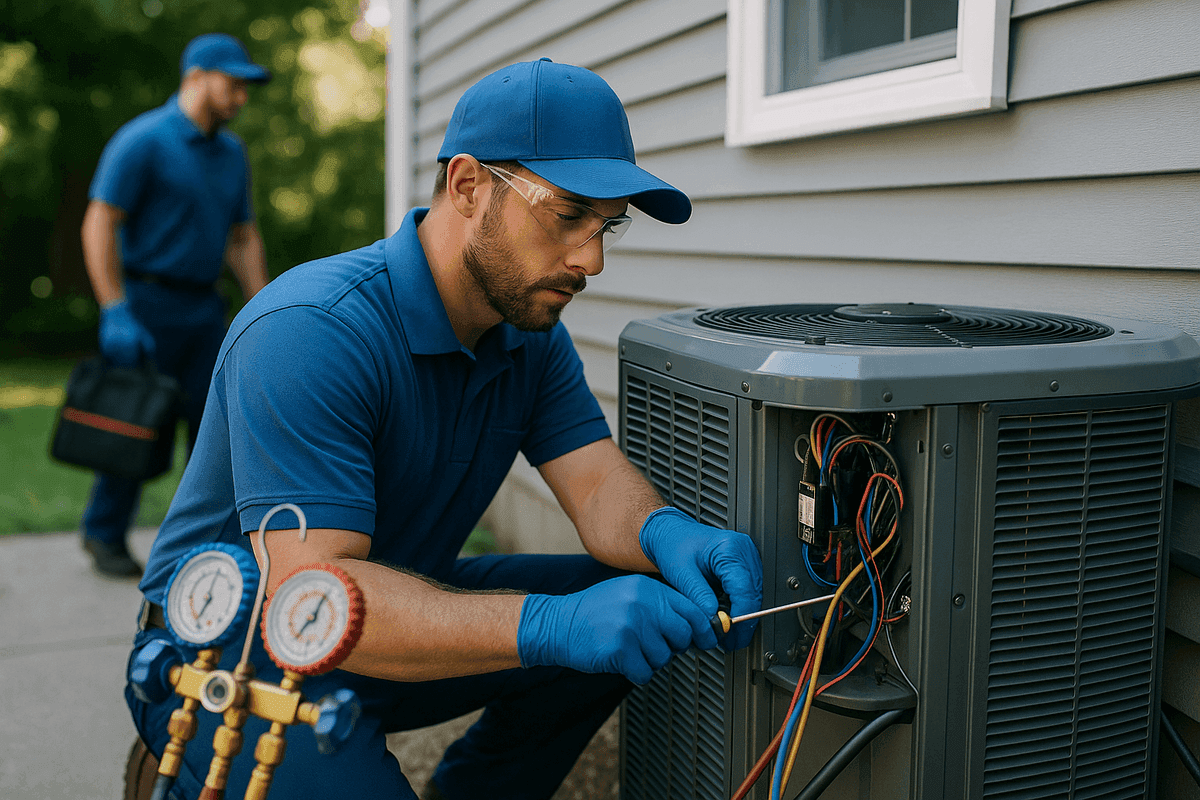 AC Repair service by AJ's HVAC