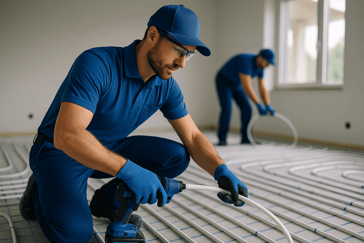 Radiant Heating service by AJ's HVAC